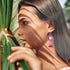 Fuchsia Tassel Earrings